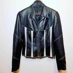 Leather Jacket - 1980's Denmark